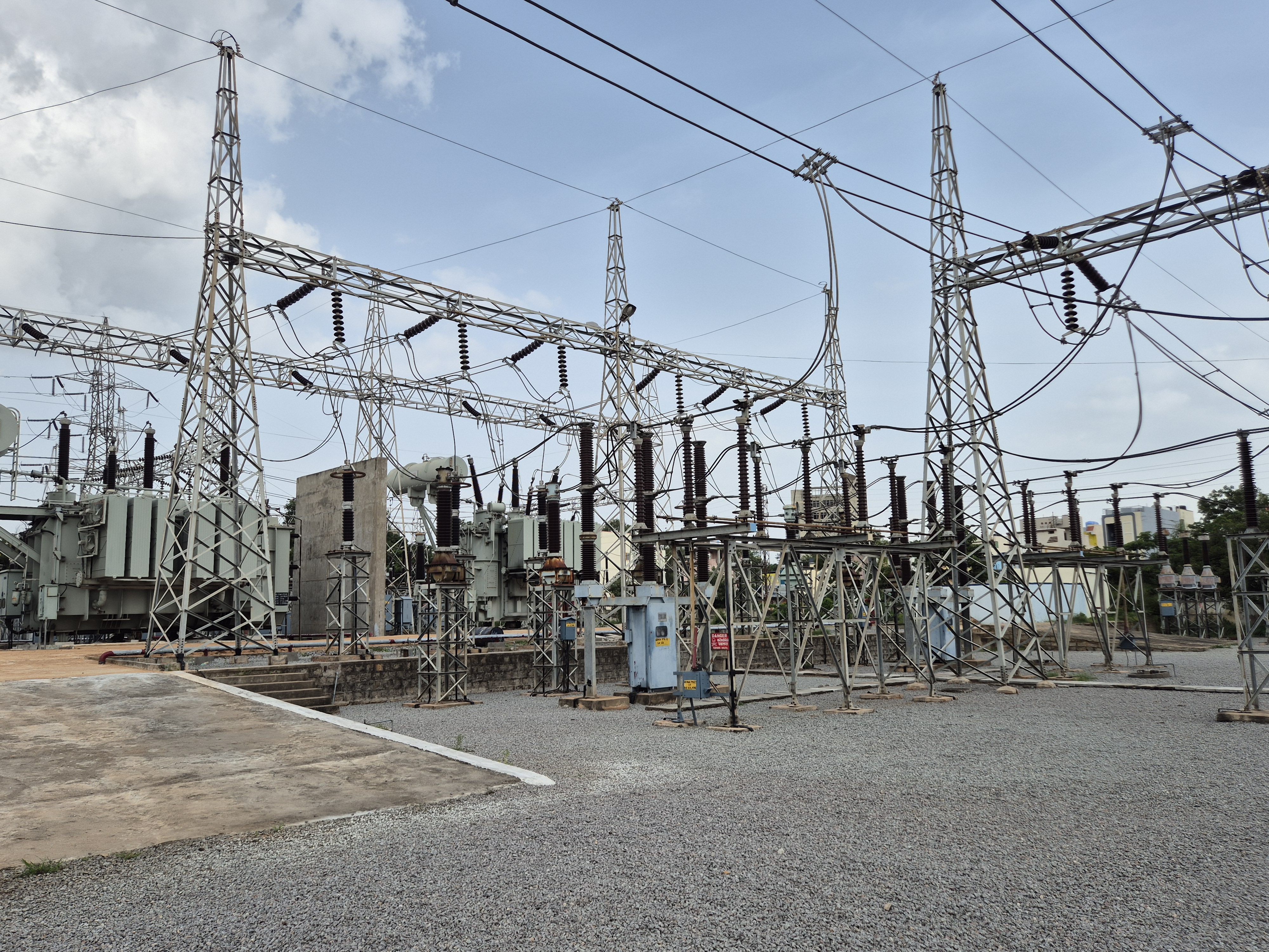 Electrical substation and switchyard construction contractors in Telangana providing yard works and cable trenching